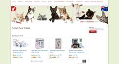 Desktop Screenshot of catsanddiabetes.com